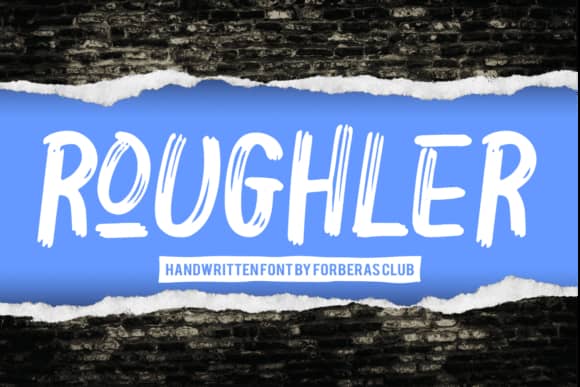 Roughler – Handwritten 字体