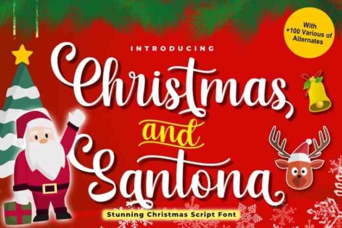 Santaclaus Christmas Script 字体