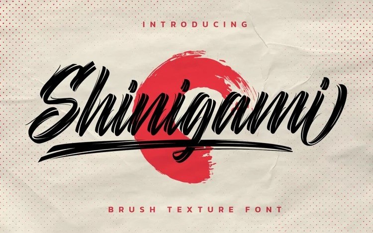 Shinigami Brush 字体