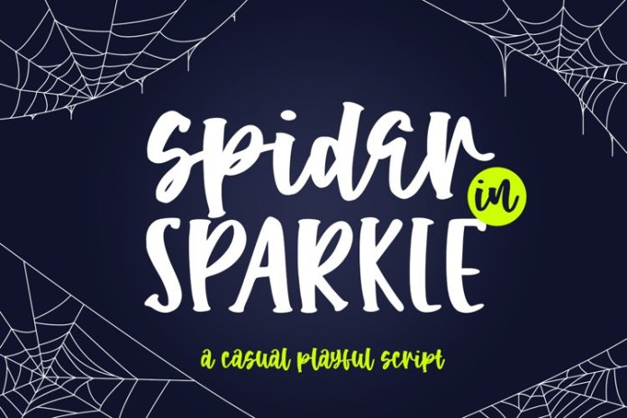 Spider in Sparkle 字体