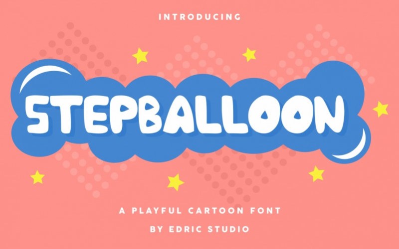 Stepballoon 字体