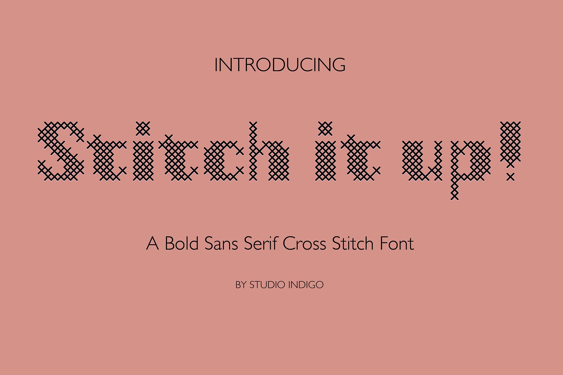 Stitches – Sans Serif Display 字体