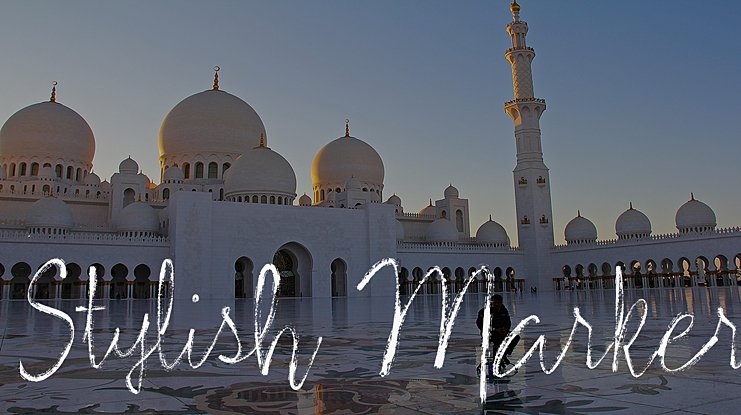 Stylish Marker 字体