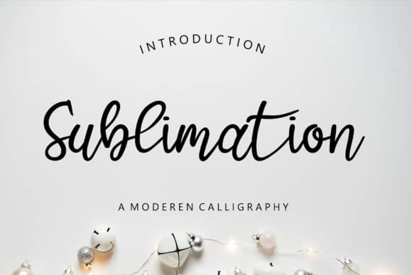 Sublimation 字体