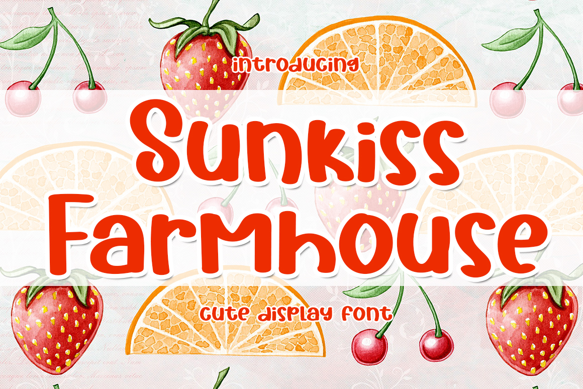 Sunkiss Farmhouse Display 字体