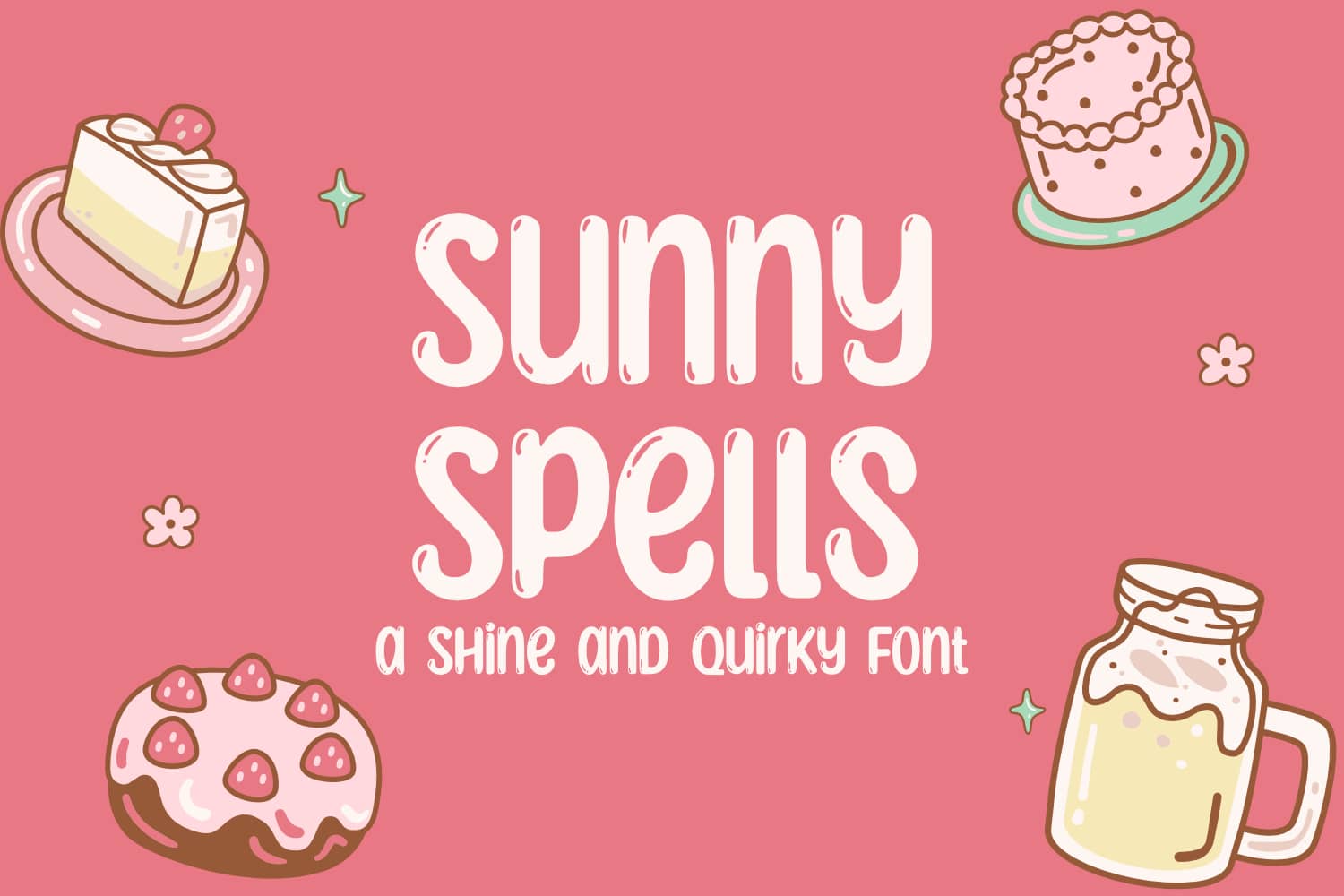 Sunny Spells – Shiny   Quirky 字体