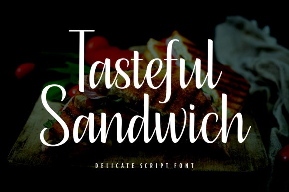 Tasteful Sandwich – Delicate Script 字体