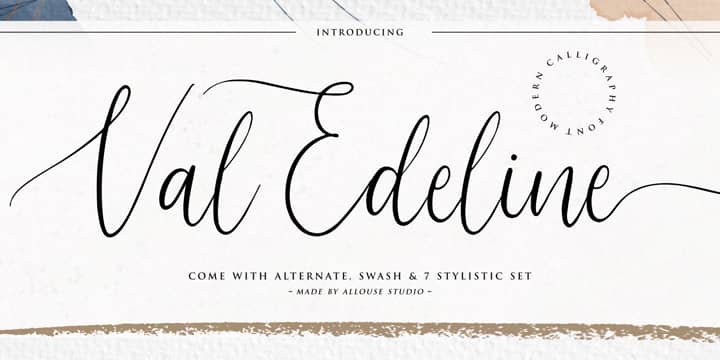 Val Edeline Calligraphy 字体