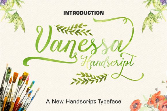 Vanesha Script – Lettered Calligraphy Typeface