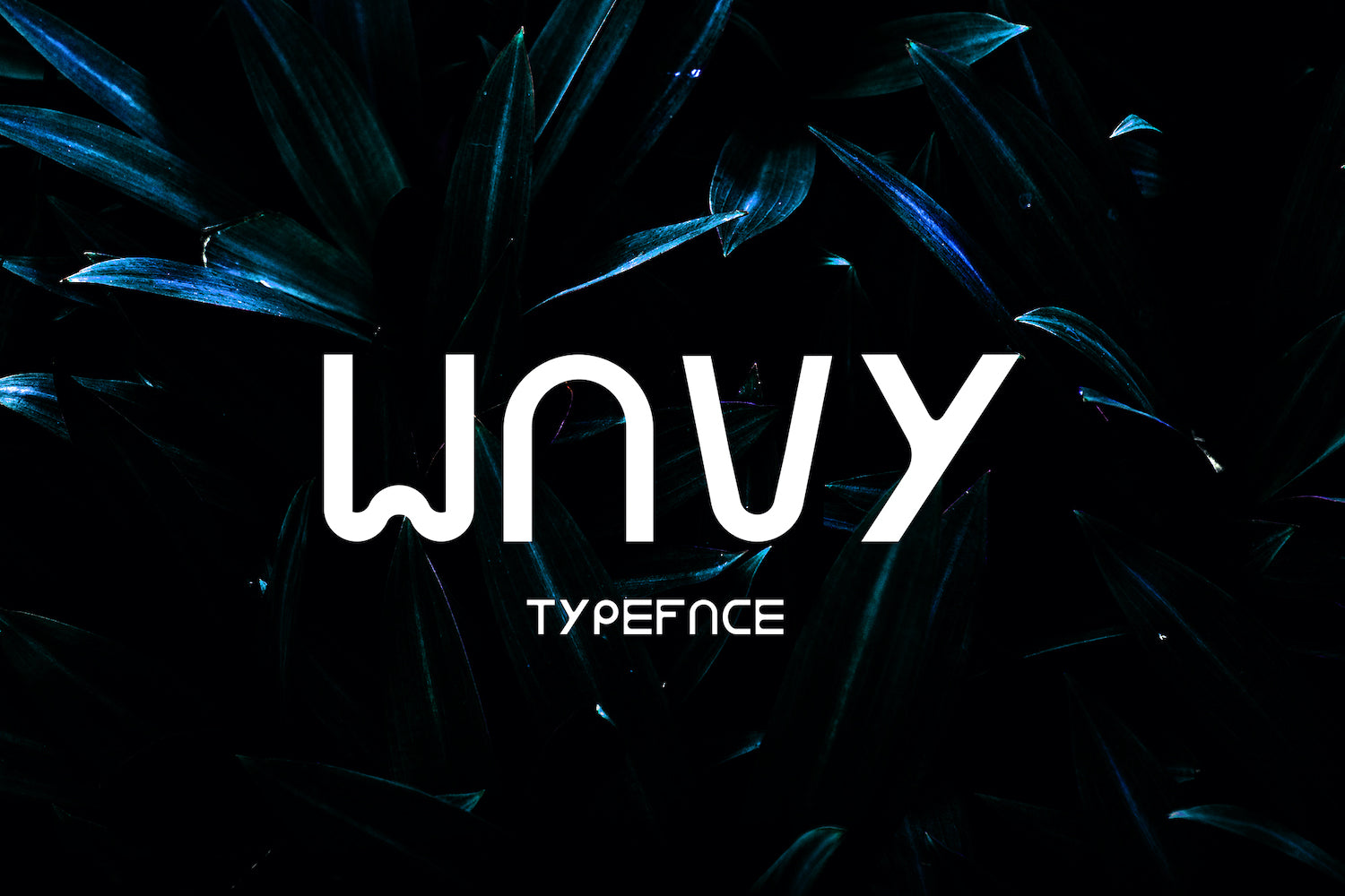 WAVY – Futuristic Display 字体