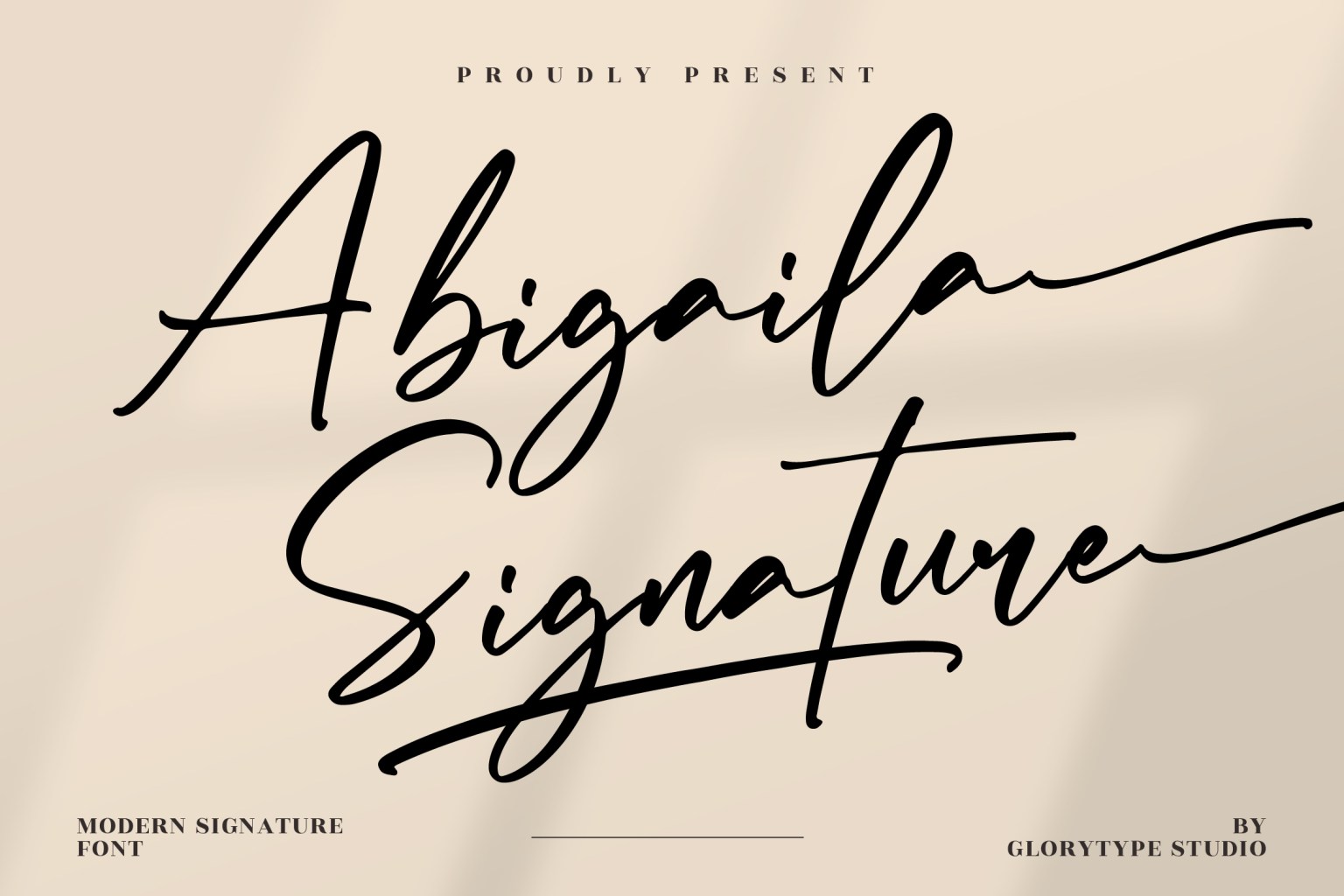 Abigaila Signature 字体