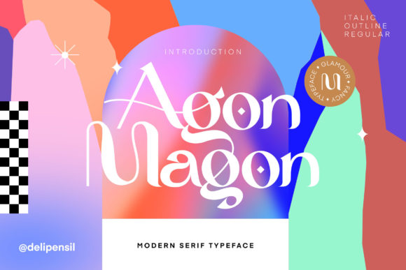 Agon Magon 字体