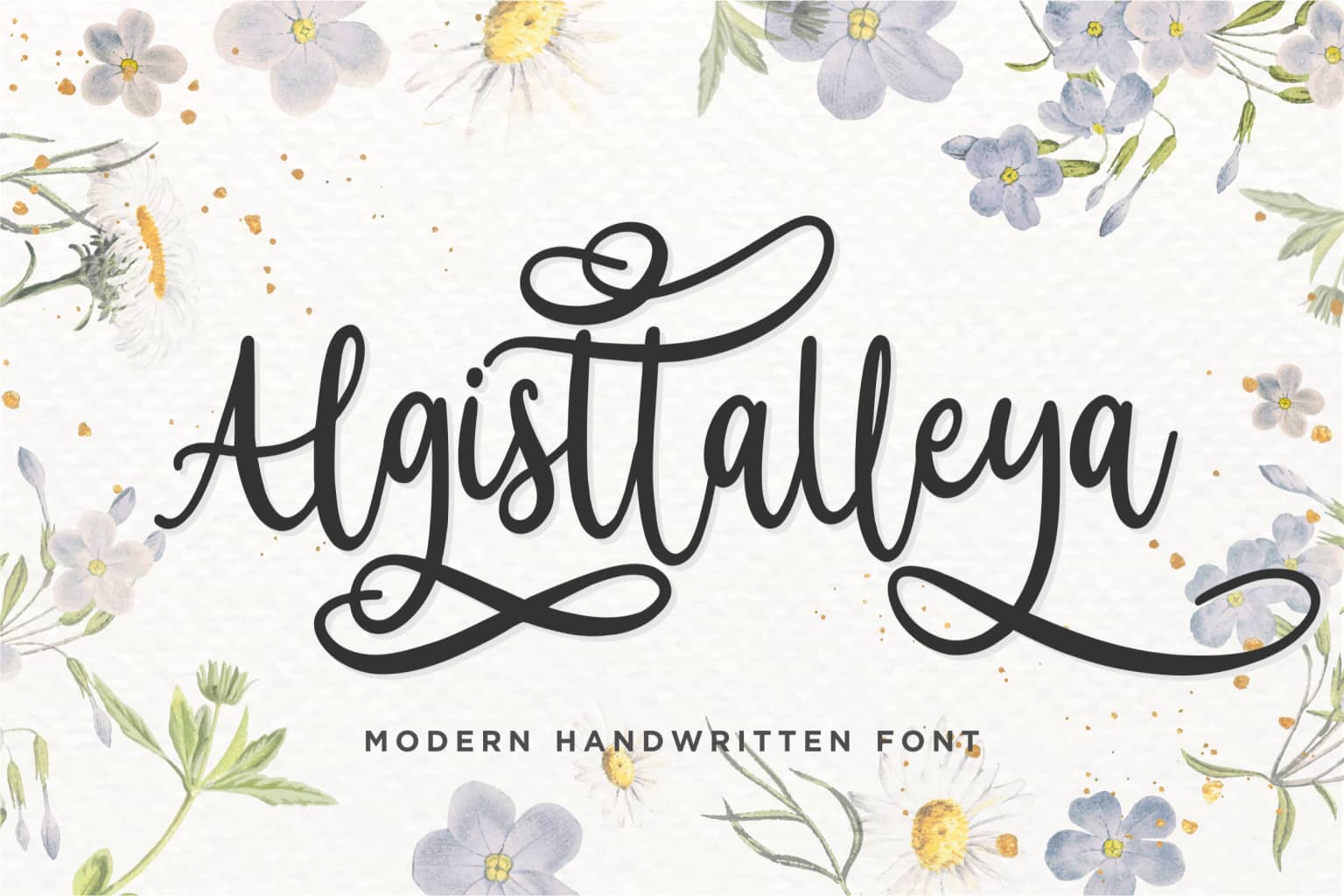 Algisttalleya – Modern Handwritten Script 字体