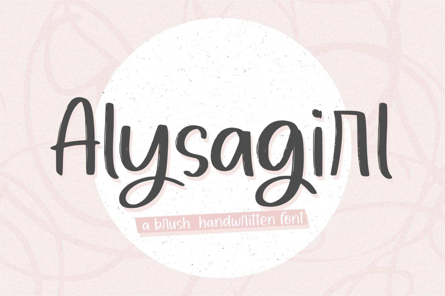 Alysagirl_Script_字体