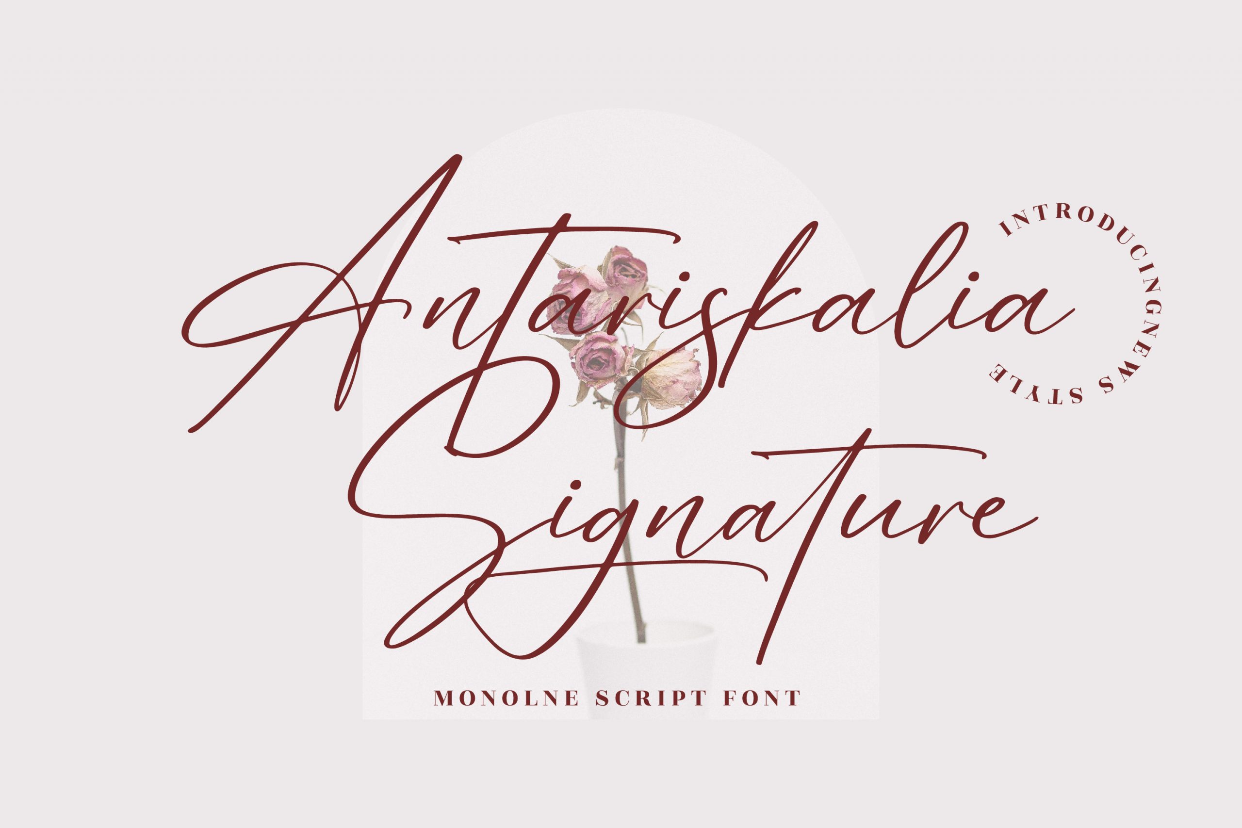 Antariskalia_Signature_字体