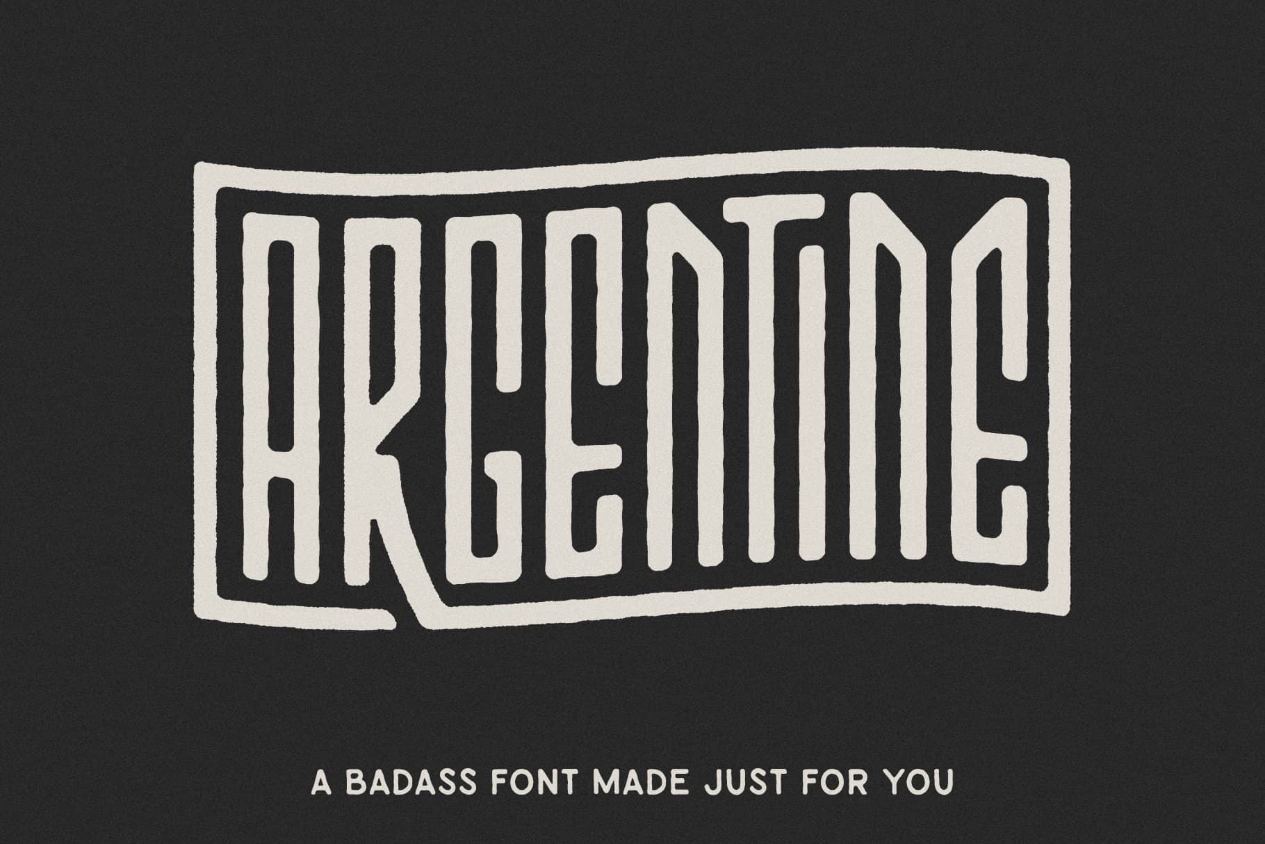 Argentino 字体