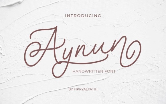 Aynun 字体