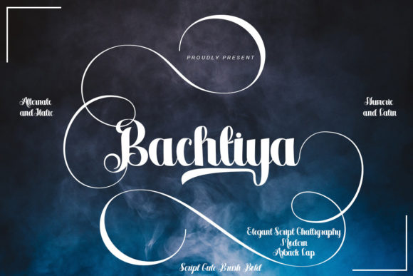 Bachtiya 字体