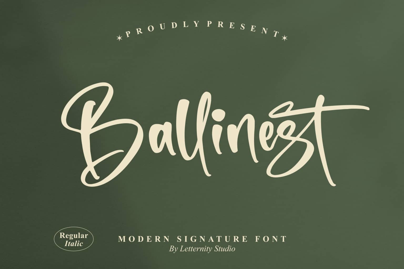 Ballinest_Script_字体