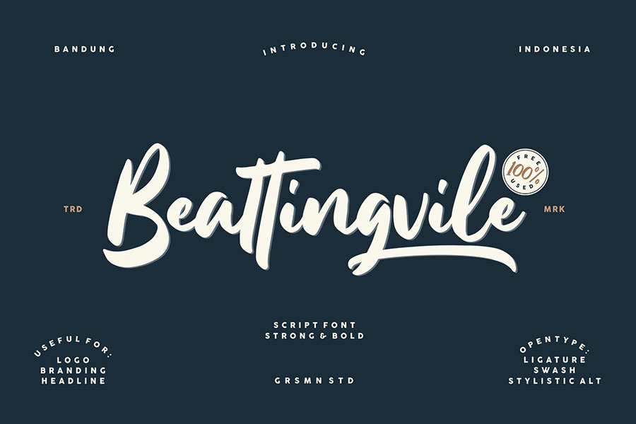 Beattingville – Script 字体