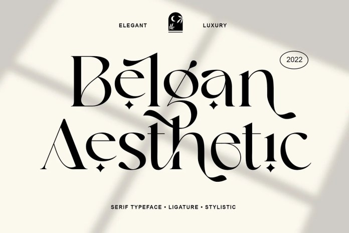 Belgan Aesthetic Serif 字体