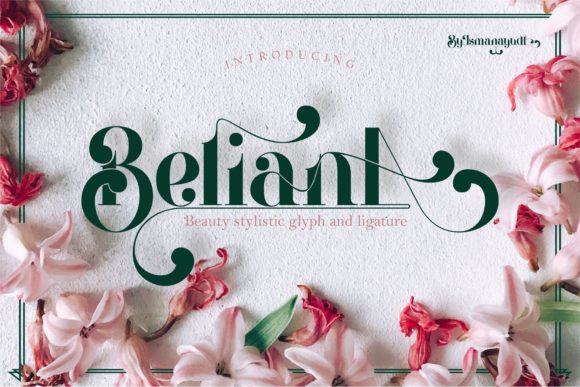 Beliana 字体