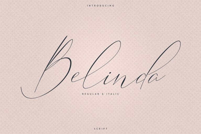 Bellinda_Script_字体