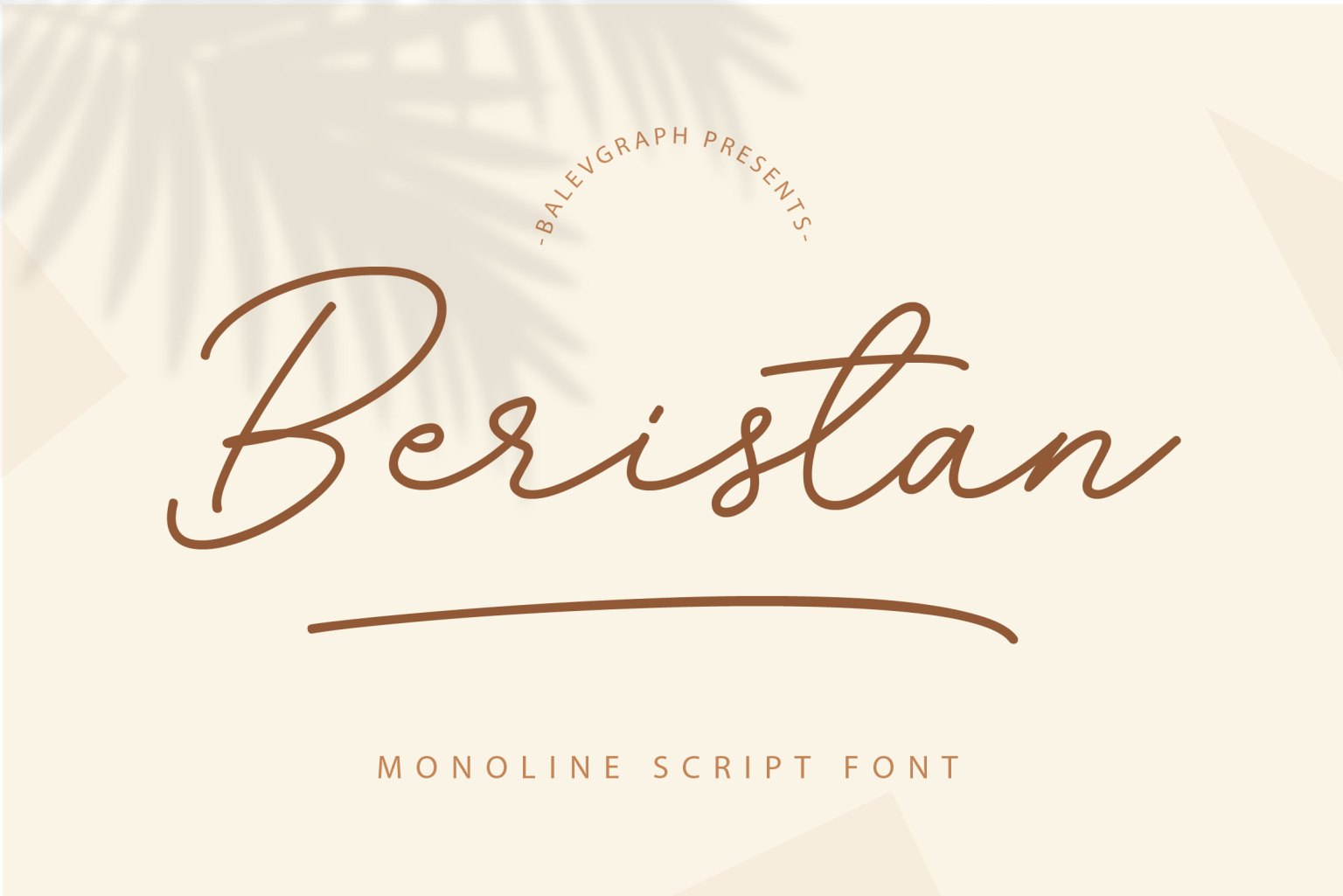 Beristand Monoline Script 字体