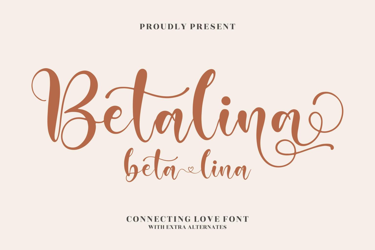 Betalina 字体