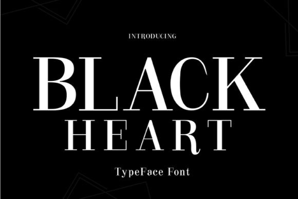 Black Heart 字体