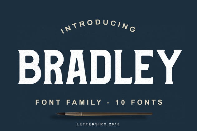 Bradley 字体 Family