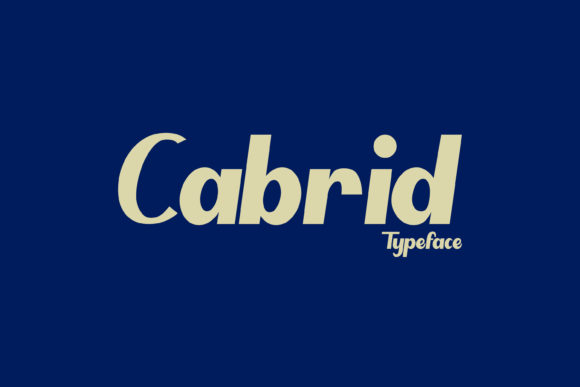 Cabrid 字体