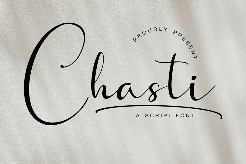 Chasti Script – Stunning Hand-lettered 字体