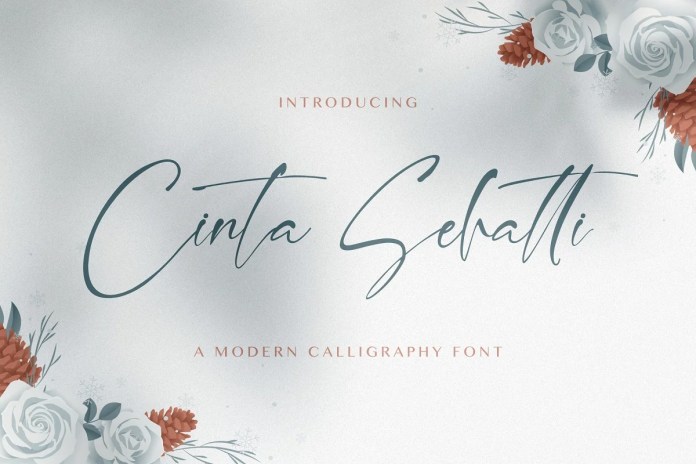 Cinta Sehatti Handwritten 字体