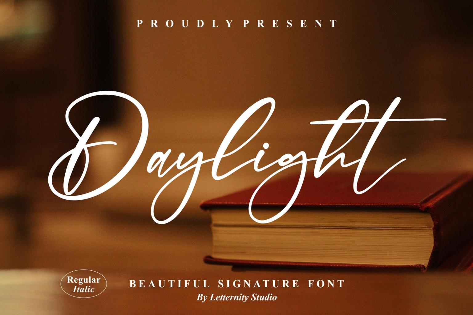 Daylight Script 字体