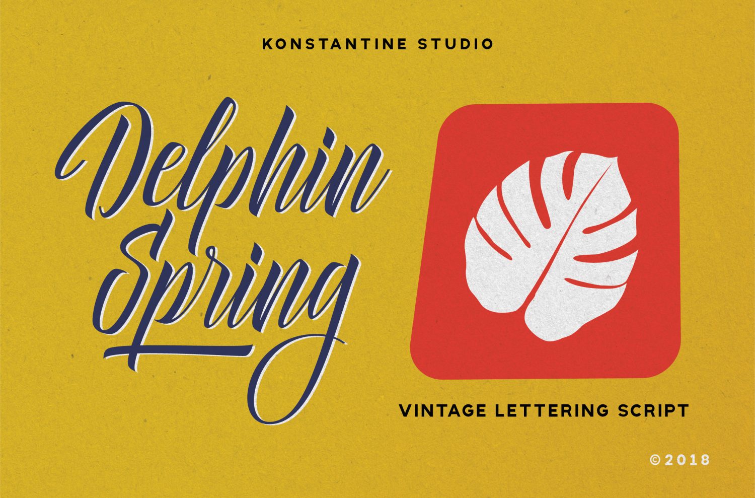 Delphin Spring 字体