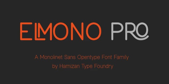 Elmono Pro Sans Serif 字体