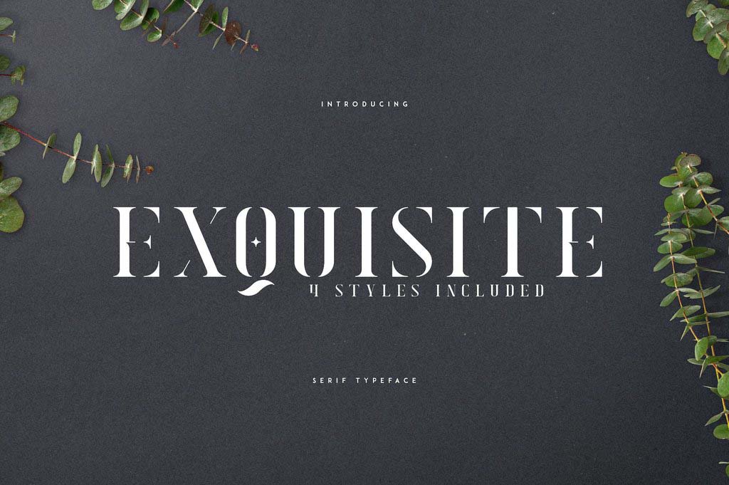 Exquisite_Typeface