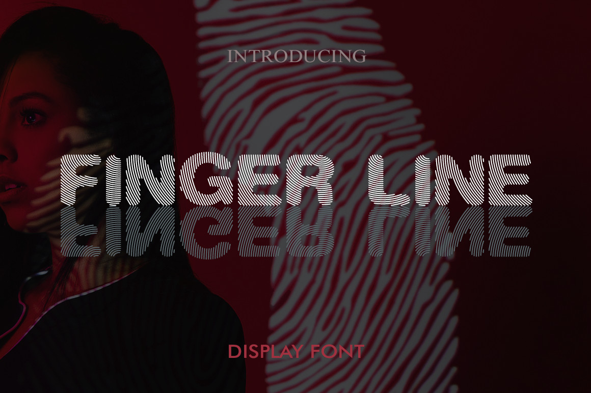 Finger_Line_Display_字体