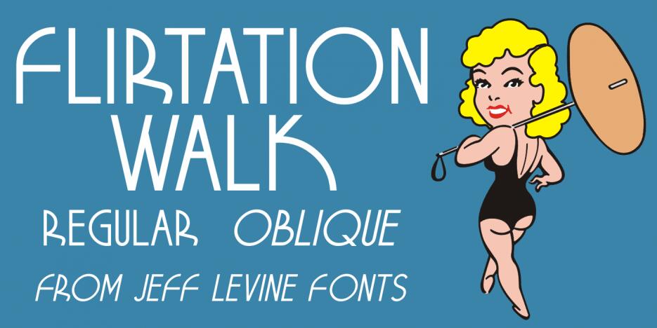 Flirtation Walk 字体