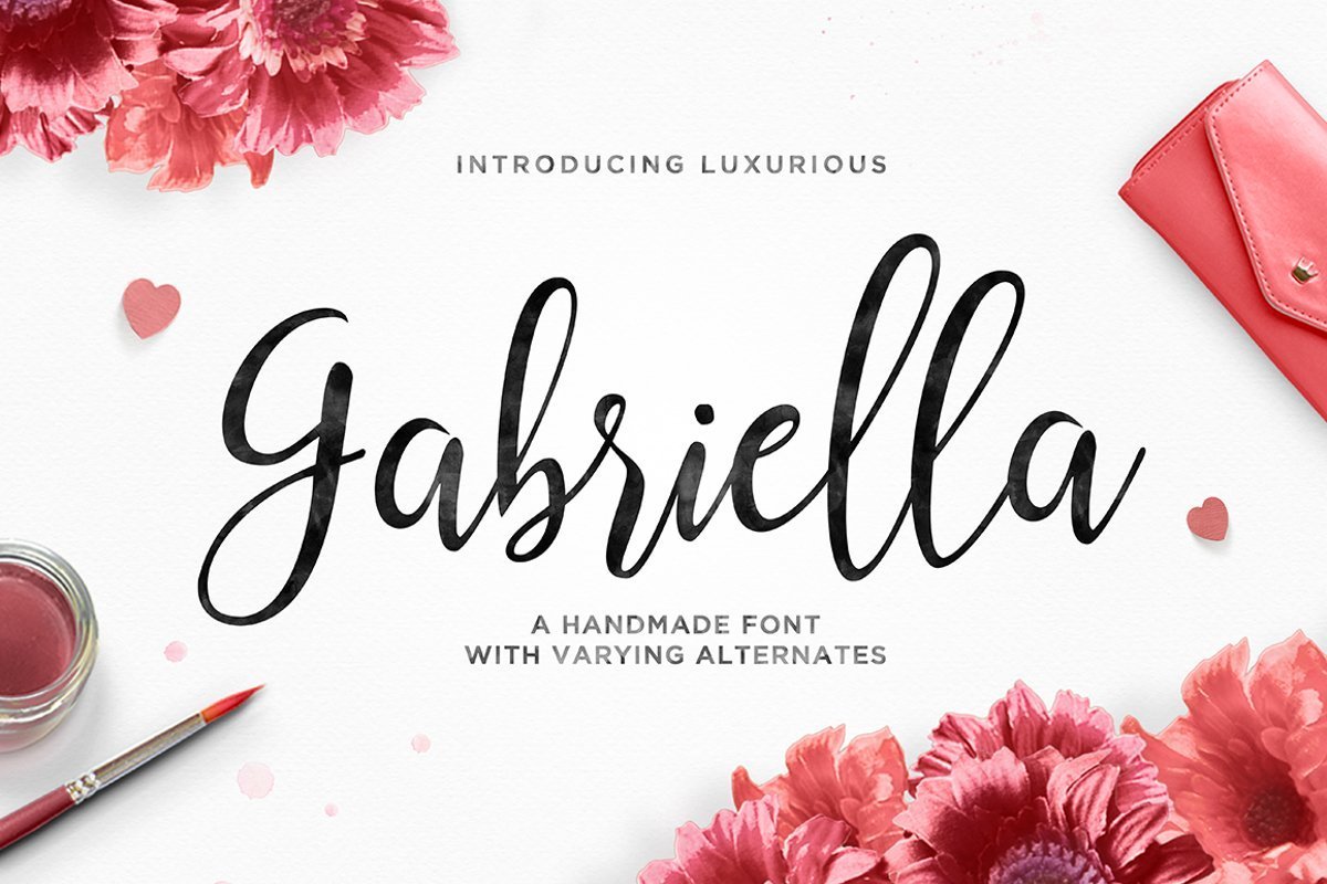 Gabriella Script 字体
