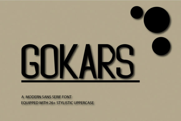 Gokars 字体
