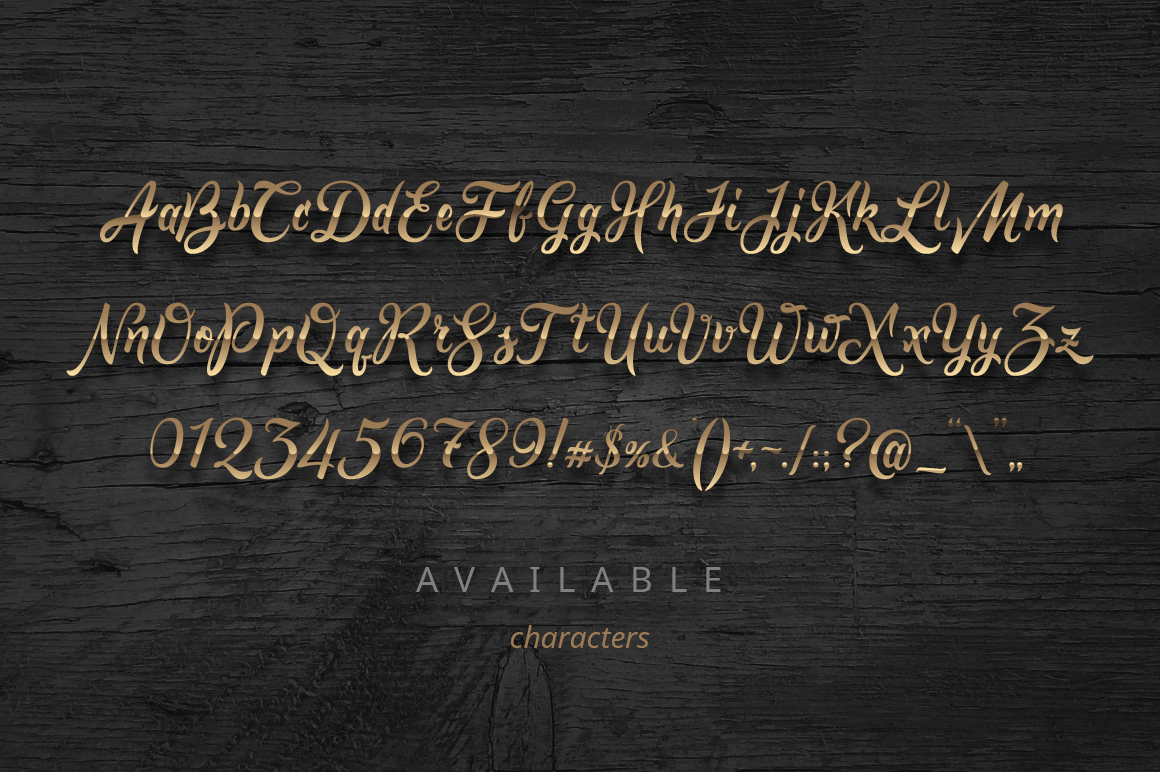 Golden_Brush_字体