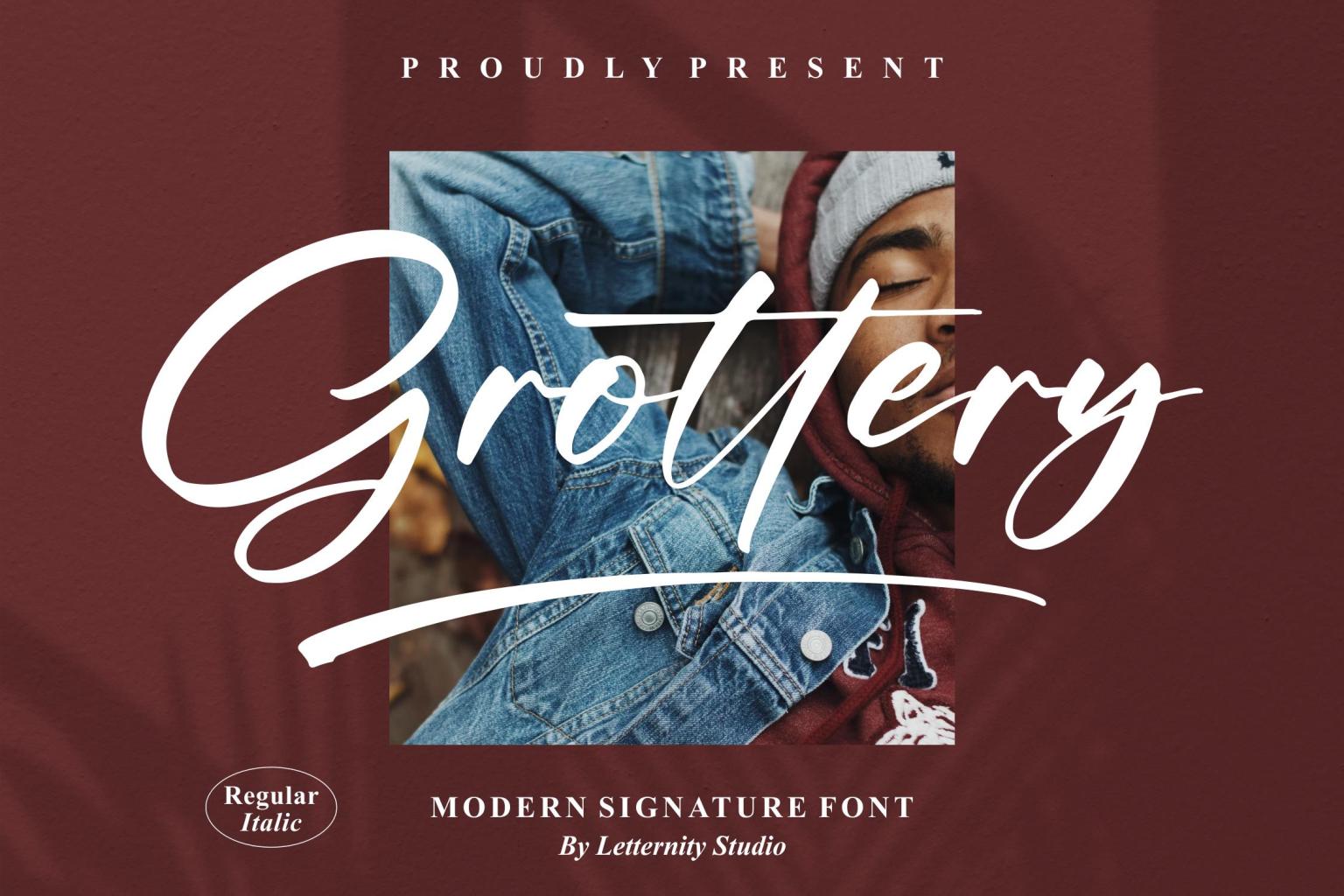 Grottery Script 字体