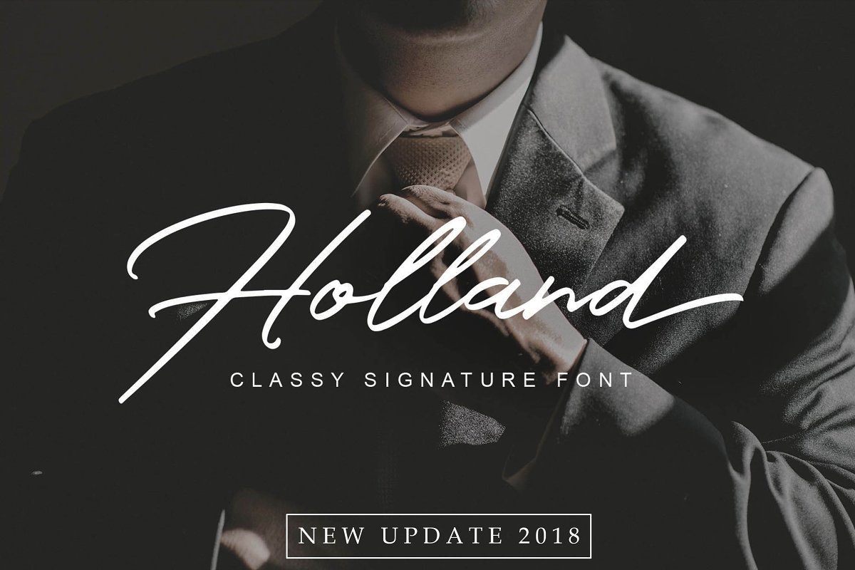 Holland Signature 字体