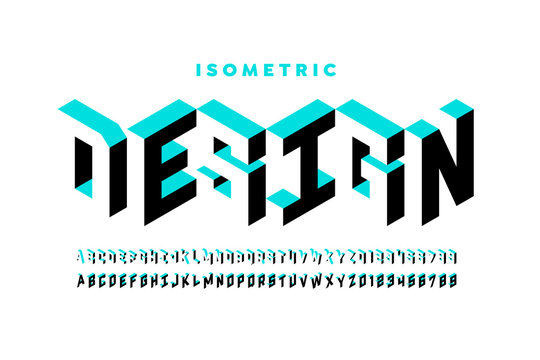 Isometric 字体
