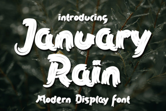 January Rain 字体