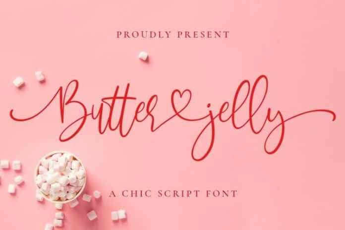 Jelliyta_Script_字体