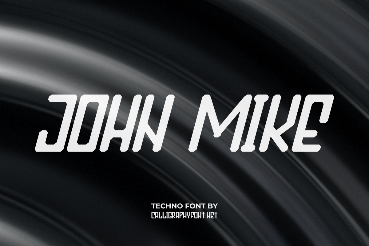 John Mike 字体