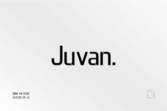 Juvan Typeface 字体